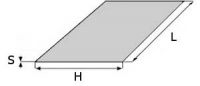 Изображение размеров "Алюминий лист АМГ5"